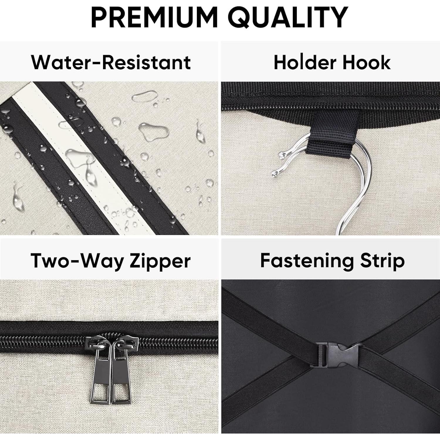 Bolsa de Viaje para Ropa BALEINE 106.68 cm Impermeable Beige