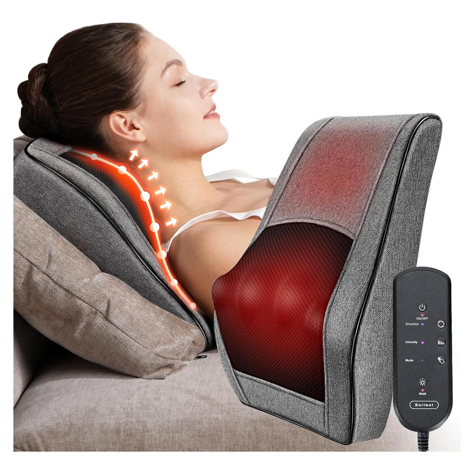 Masajeador de Espalda y Cuello Boriwat R7 con Calor 3D