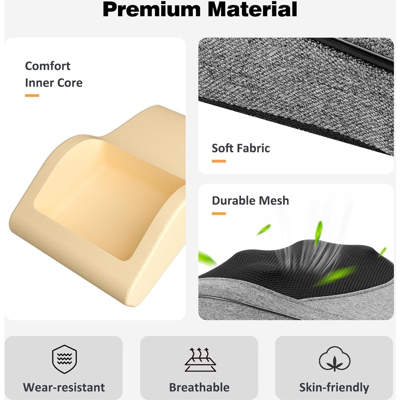 Masajeador de Espalda y Cuello Boriwat R7 con Calor 3D