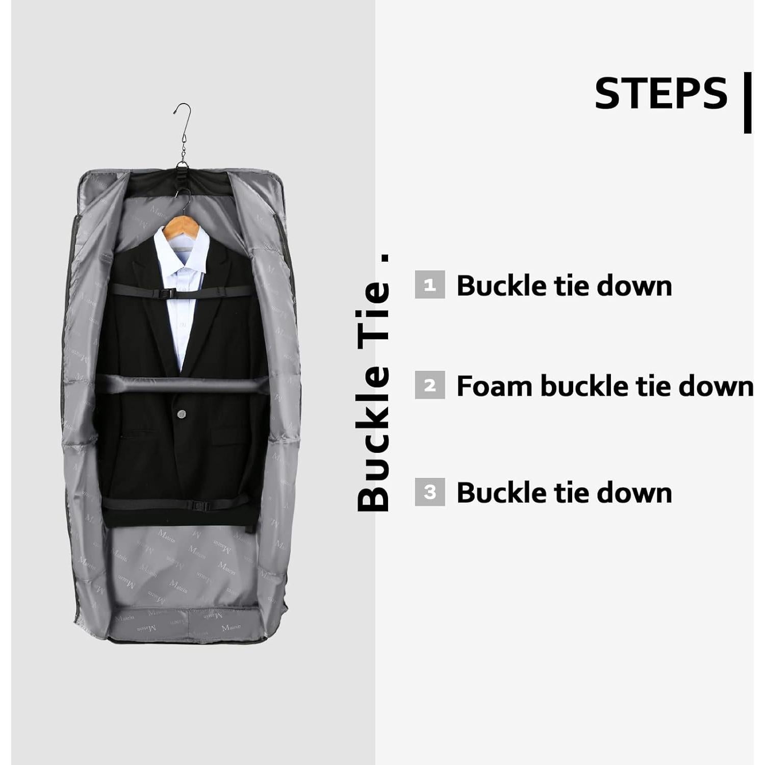 Bolsa de Ropa de Viaje MATEIN Negra para Trajes y Abrigos