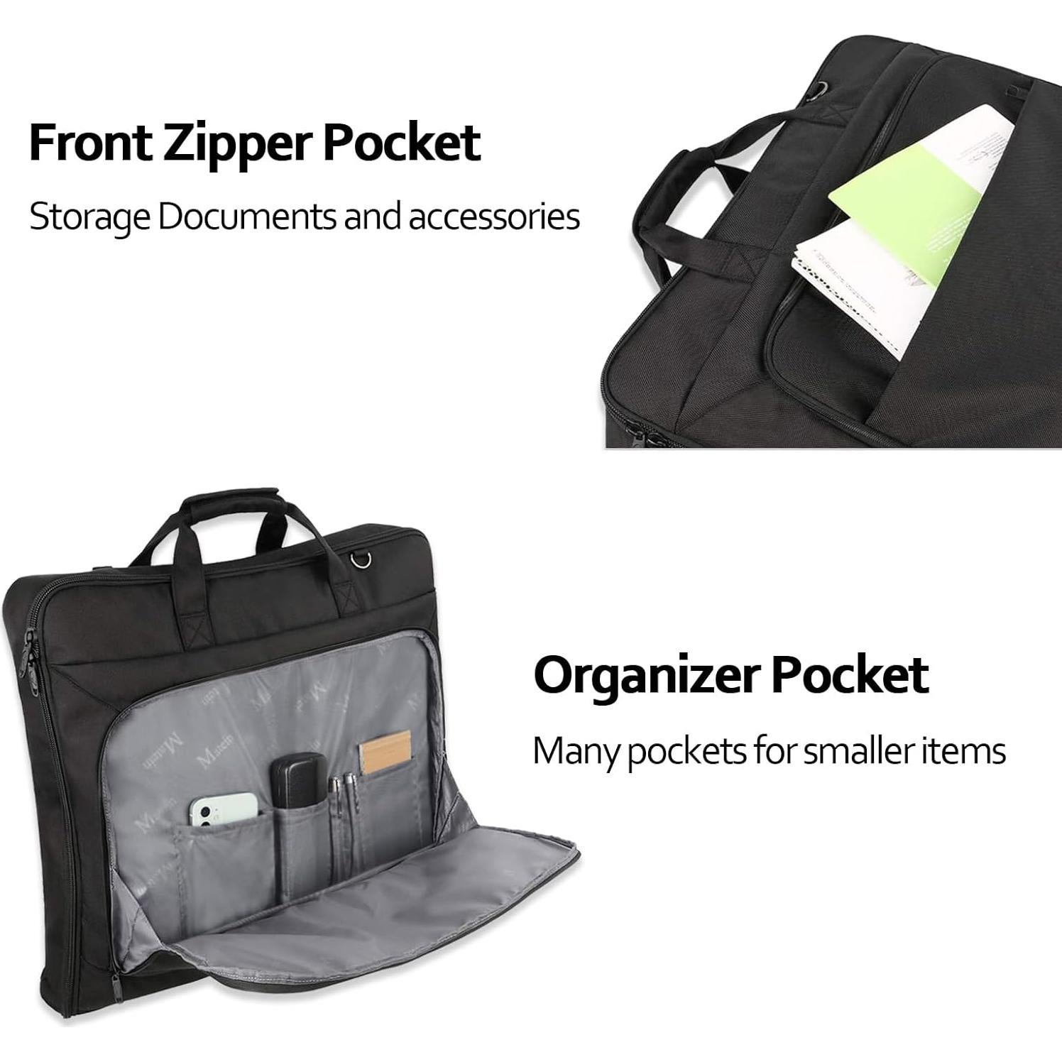 Bolsa de Ropa de Viaje MATEIN Negra para Trajes y Abrigos