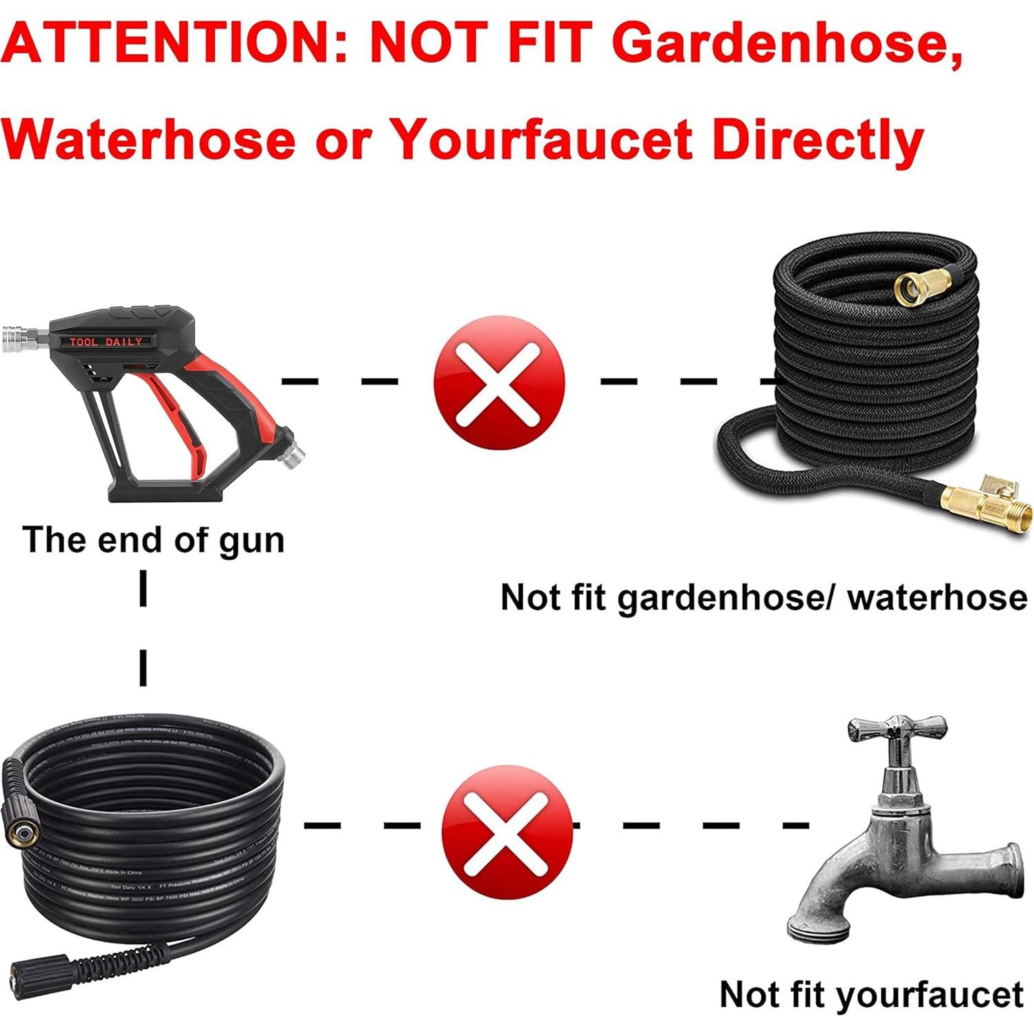 Pistola de Lavado a Presión Tool Daily con Lanza de Espuma 1L