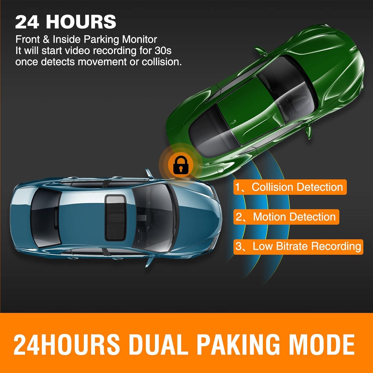 Cámara de tablero dual Vlokda X50 1080P delantera e interior