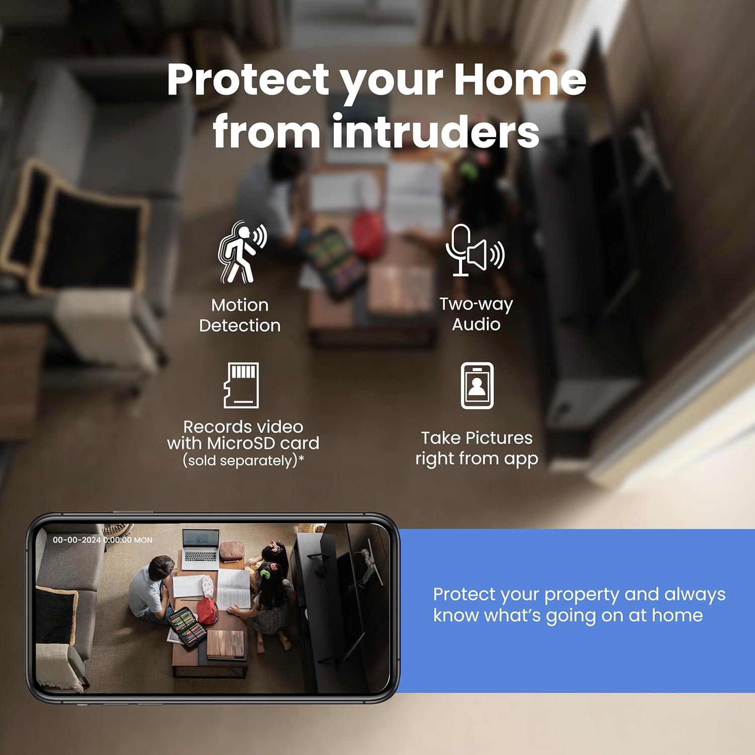 Cámara de Seguridad Inteligente Feit Electric E26 2K QHD