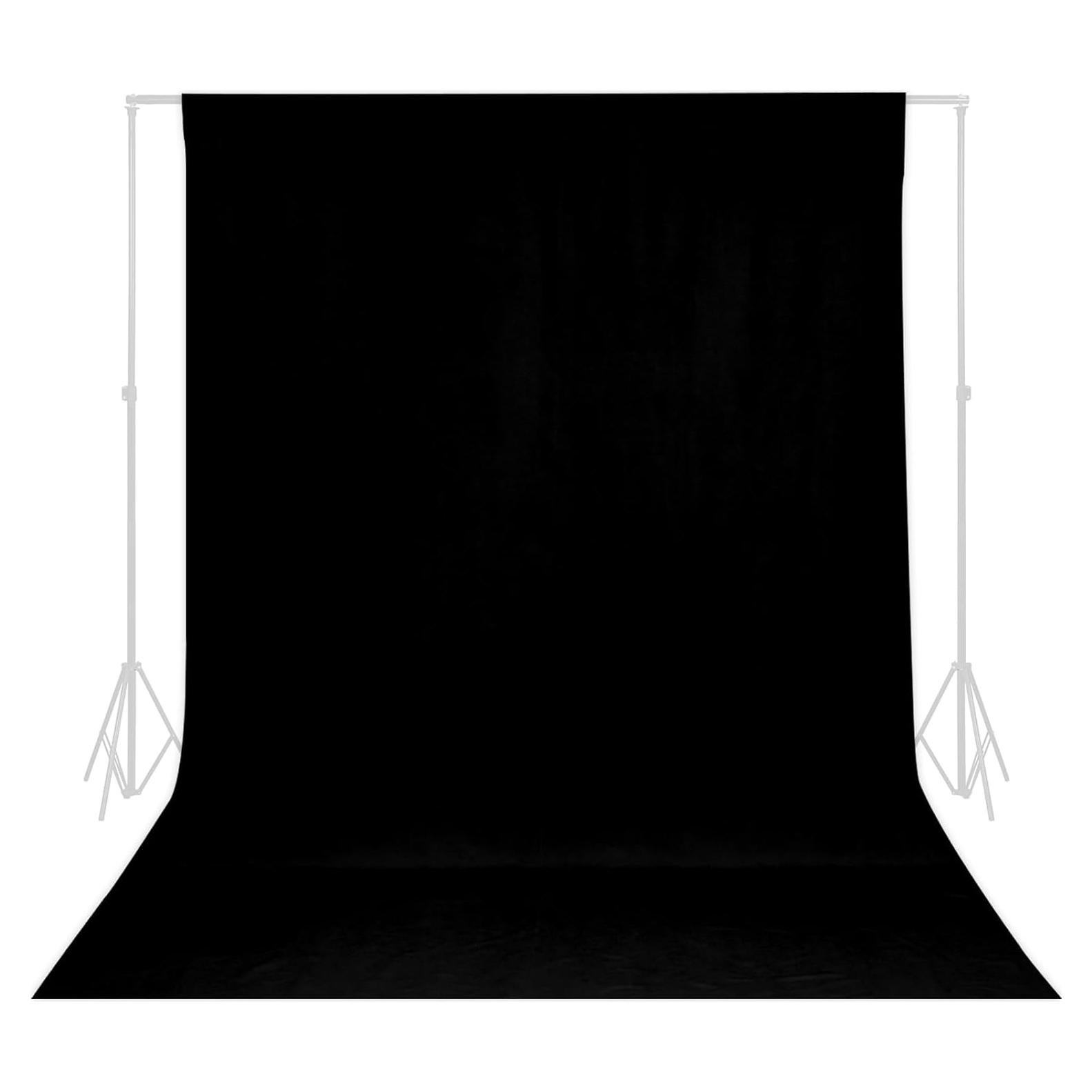 TRLYC Black Background Backdrop - 5x7 FT Solid Black Backdrop for Photography Photo Booth Backdrop Background Screen for Photo Backdrop Video Photography Studio Parties Background Decoration