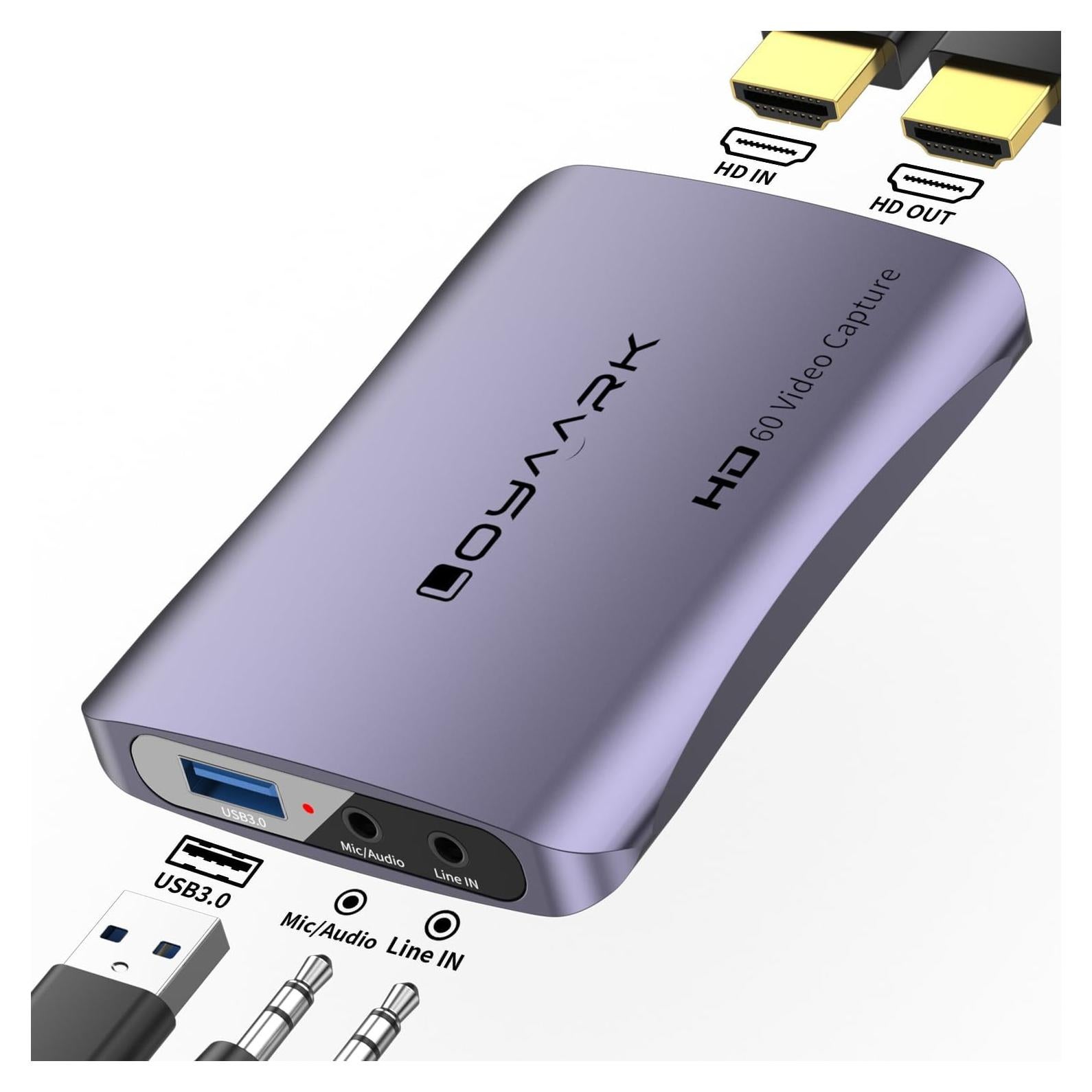 Tarjeta de Captura de Video 4K Loya Ark USB 3.0 1080p 60fps