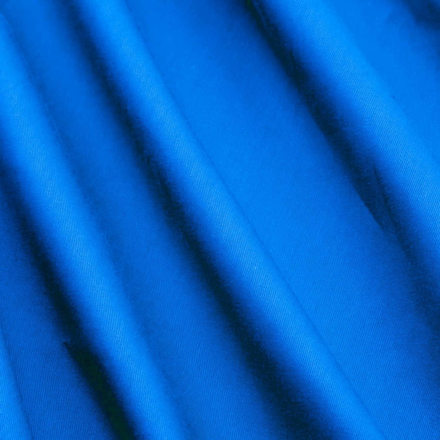 Julius Studio 5 X 10 Ft. Blue Photo Studio Backdrop Background for Photography, Video, and Content Creation Polyester Blue Muslin Backdrop, JSAG770