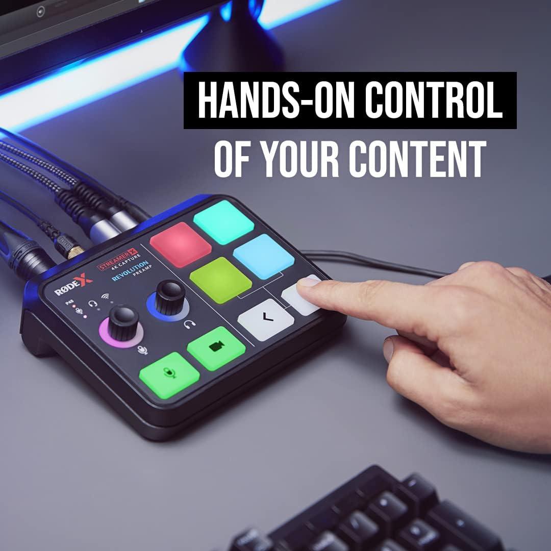 Interfaz de Audio y Captura de Video 4K RØDE Streamer X