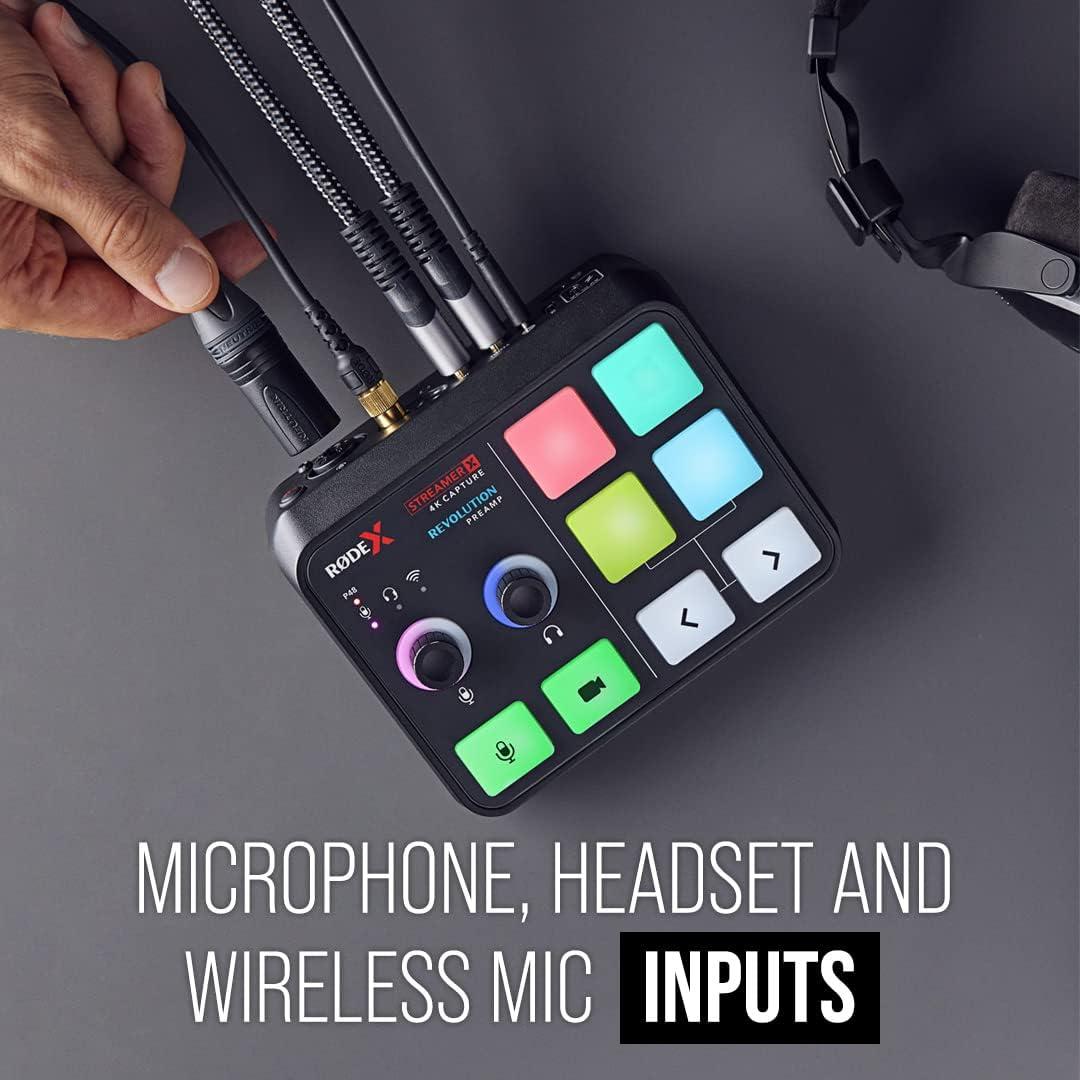 Interfaz de Audio y Captura de Video 4K RØDE Streamer X