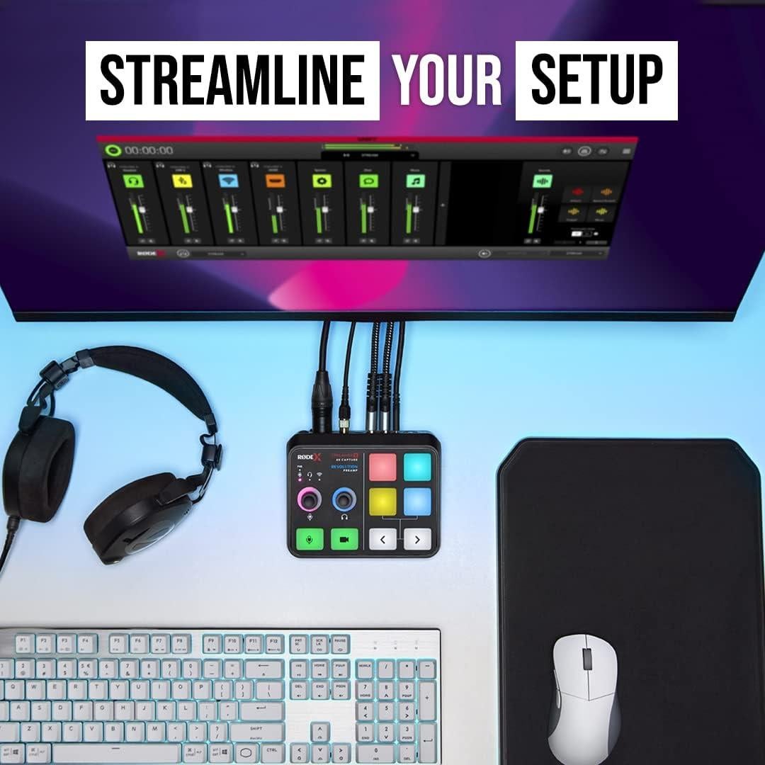 Interfaz de Audio y Captura de Video 4K RØDE Streamer X