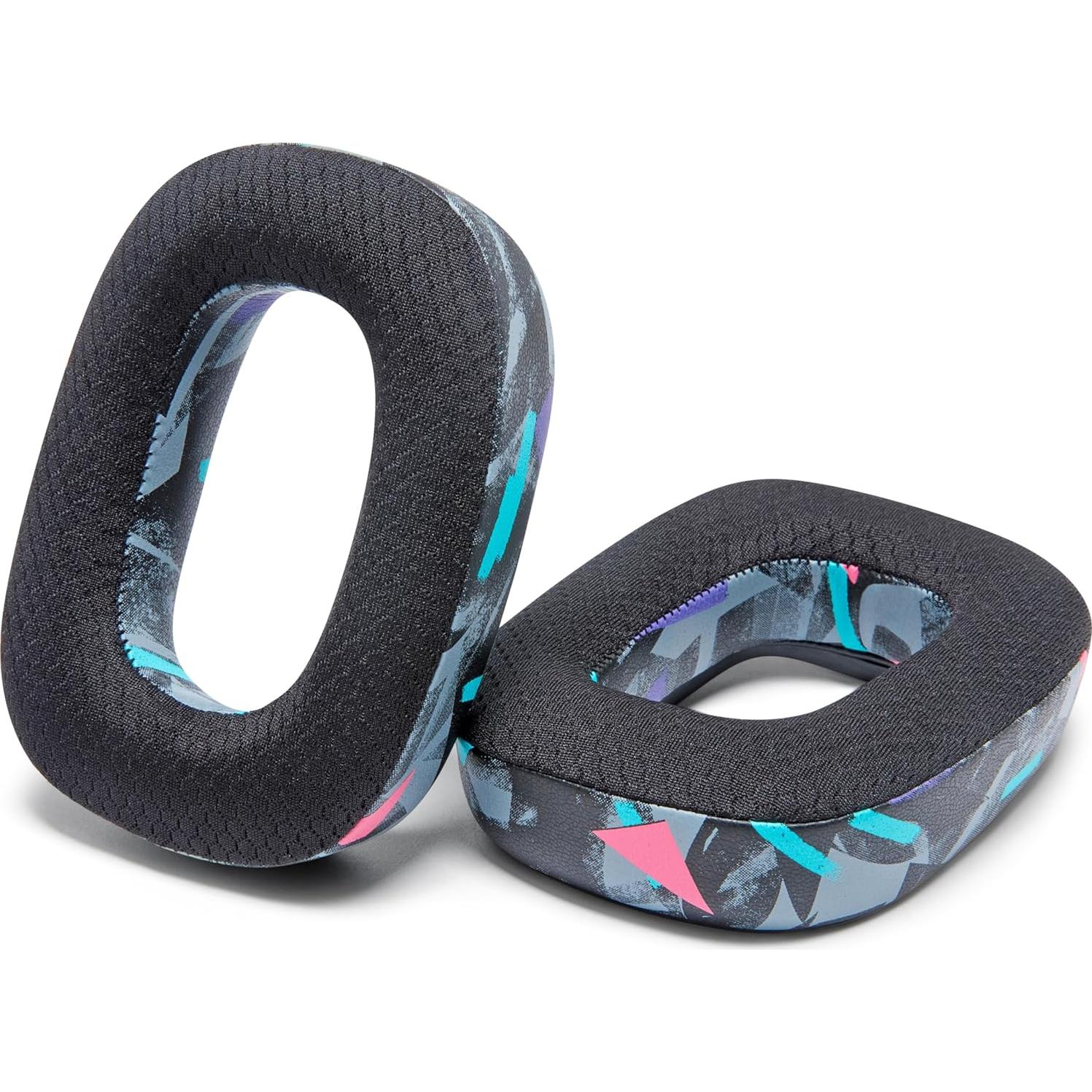 WC Freeze A30 - Cooling Gel Earpads Compatible with Logitech Astro A30 Headphones by Wicked Cushions - Elevate Comfort, Durability, Thickness & Sound Isolation for Epic Gaming Sessions | 90's Black