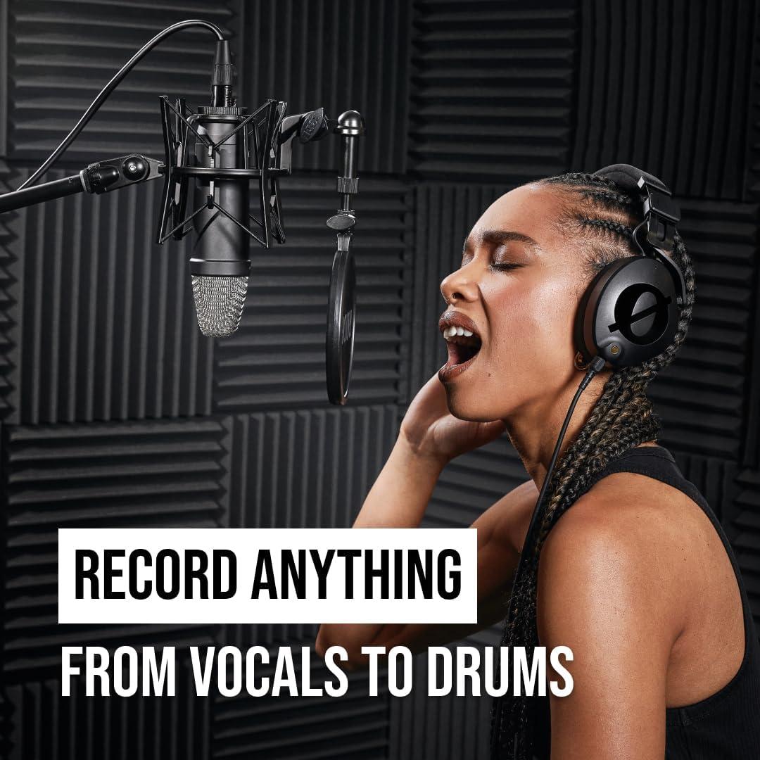 RØDE NT1 Signature Series Condenser Microphone with SM6 Shockmount and Pop Filter - Black