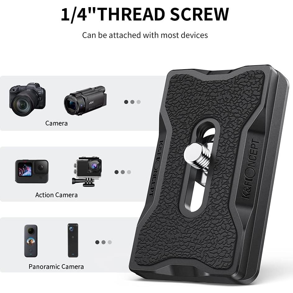 K&F Concept K-28 Camera Tripod Quick Release Mounting Plate