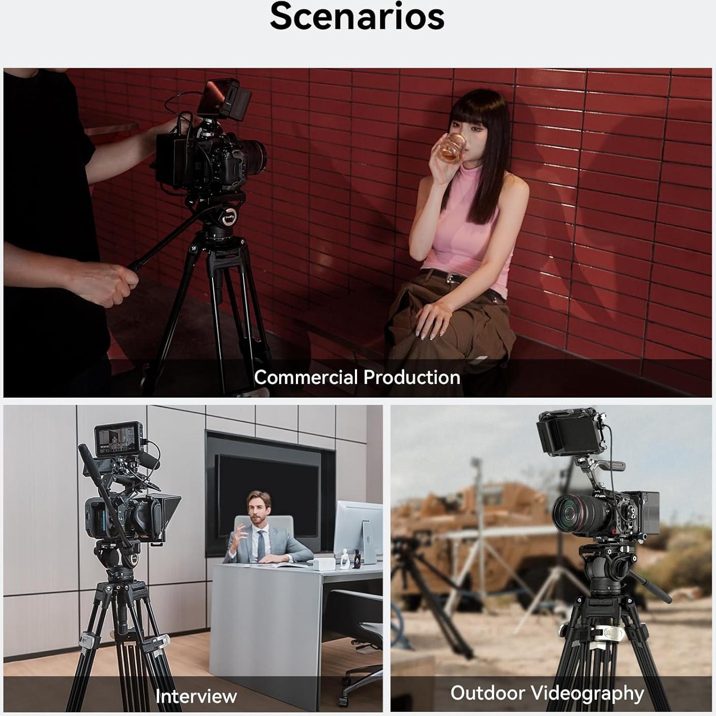 Trípode de Aluminio SMALLRIG AD-80 Profesional 15kg