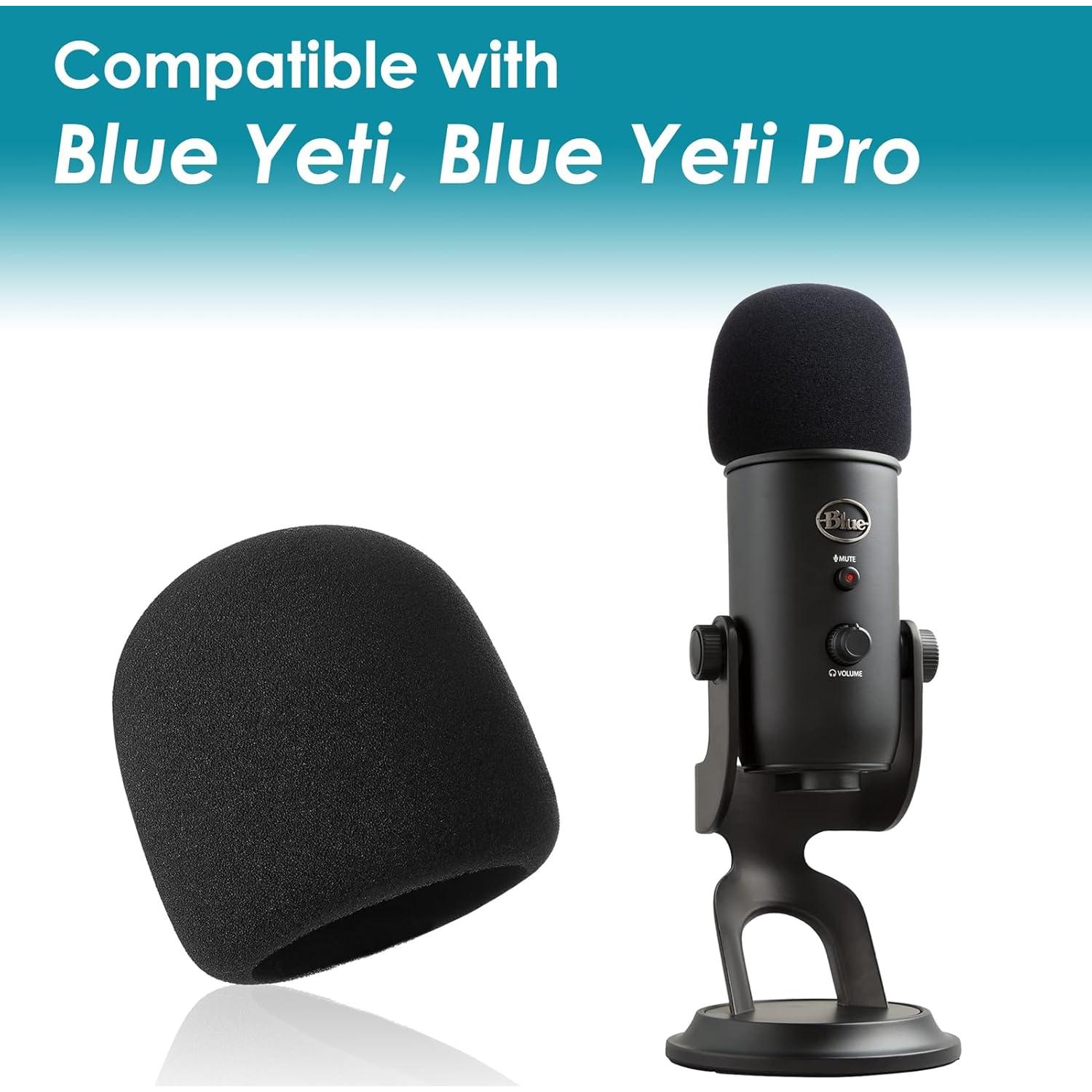 Filtro Pop Profesional YOUSHARES para Micrófono Blue Yeti - 2 Piezas