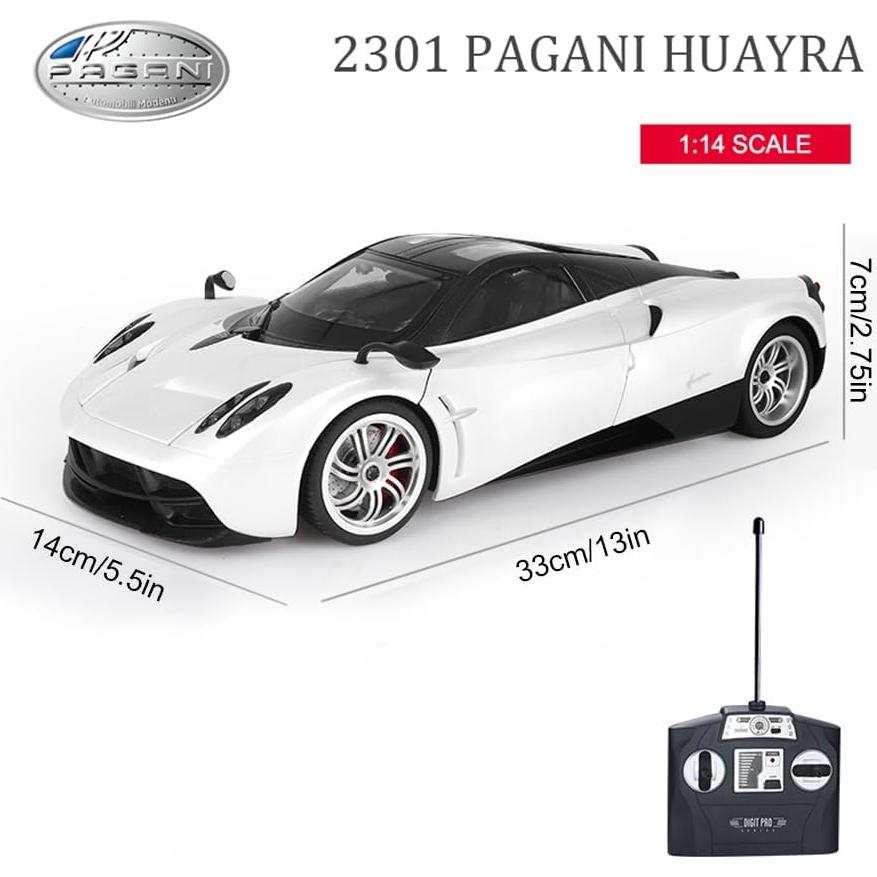 Coche RC Vinie Pagani Huayra 1:14 con Luces LED para Niños