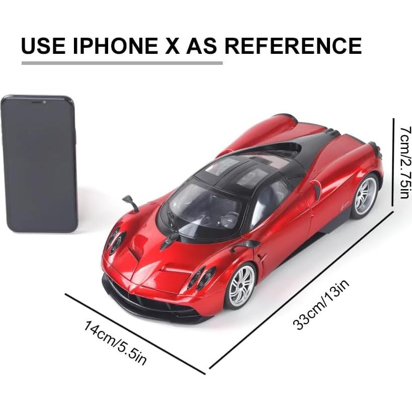 Coche RC Vinie Pagani Huayra 1:14 con Luces LED para Niños