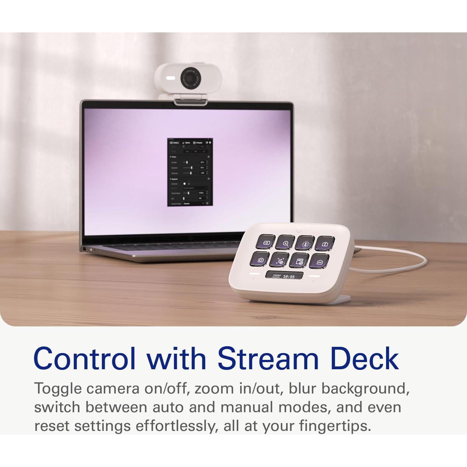Elgato Facecam Neo - Webcam Full HD 1080p60 USB-C con obturador