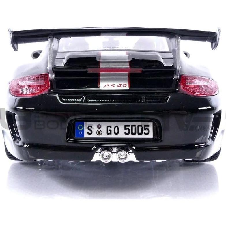 Bburago Porsche 911 GT3 RS 4.0 Negro 1:18 Modelo Fundición