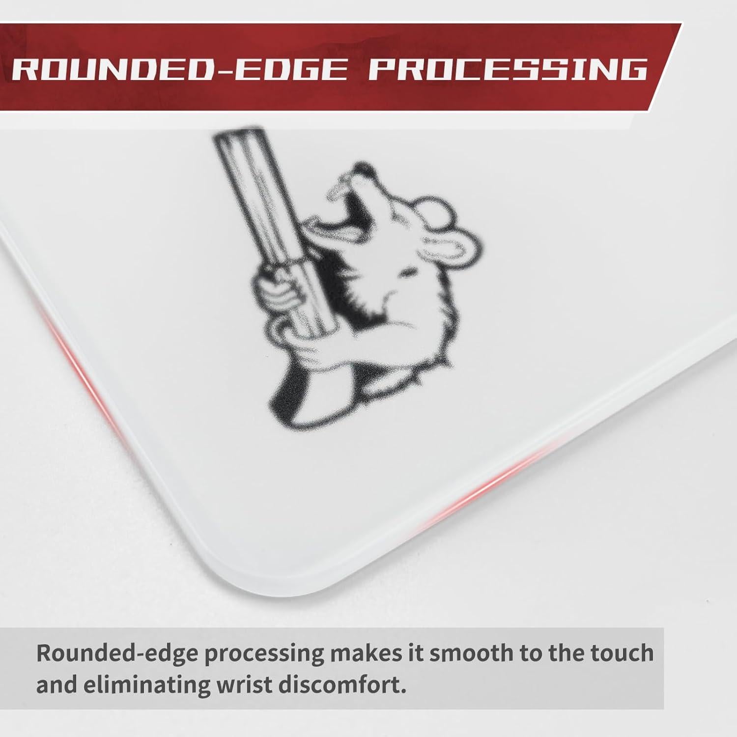 Alfombrilla de Ratón de Vidrio Templado SIROOLAC 400x500mm