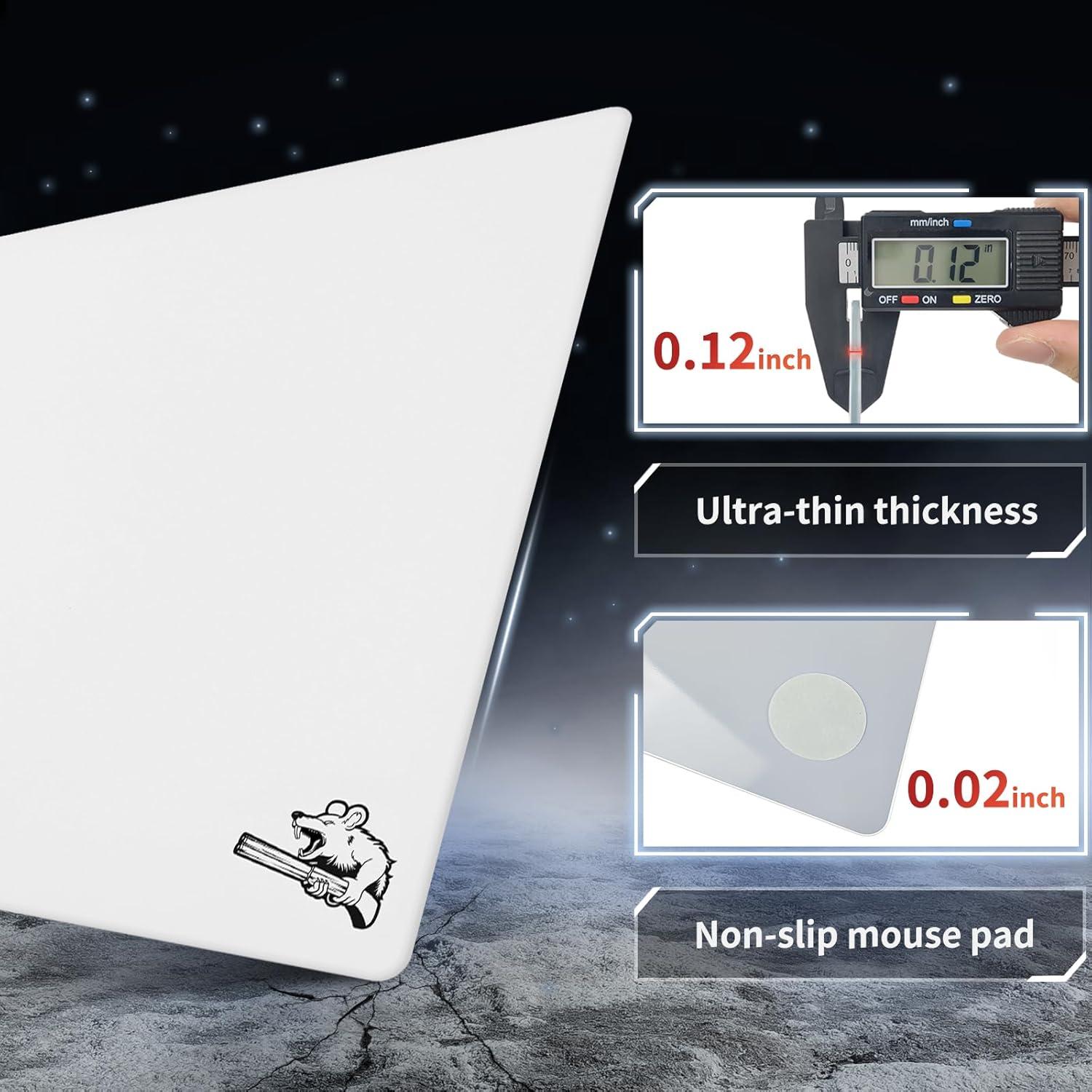 Alfombrilla de Ratón de Vidrio Templado SIROOLAC 400x500mm