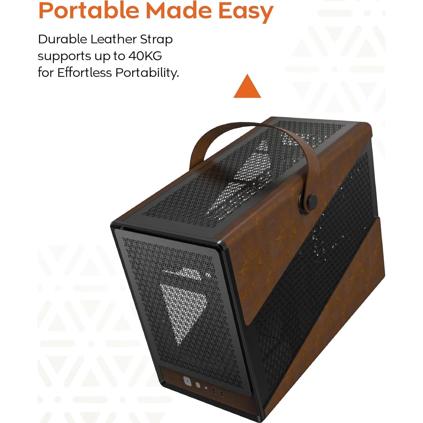 Chasis de Juego Compacto Montech Heritage Negro - Soporta RTX 40