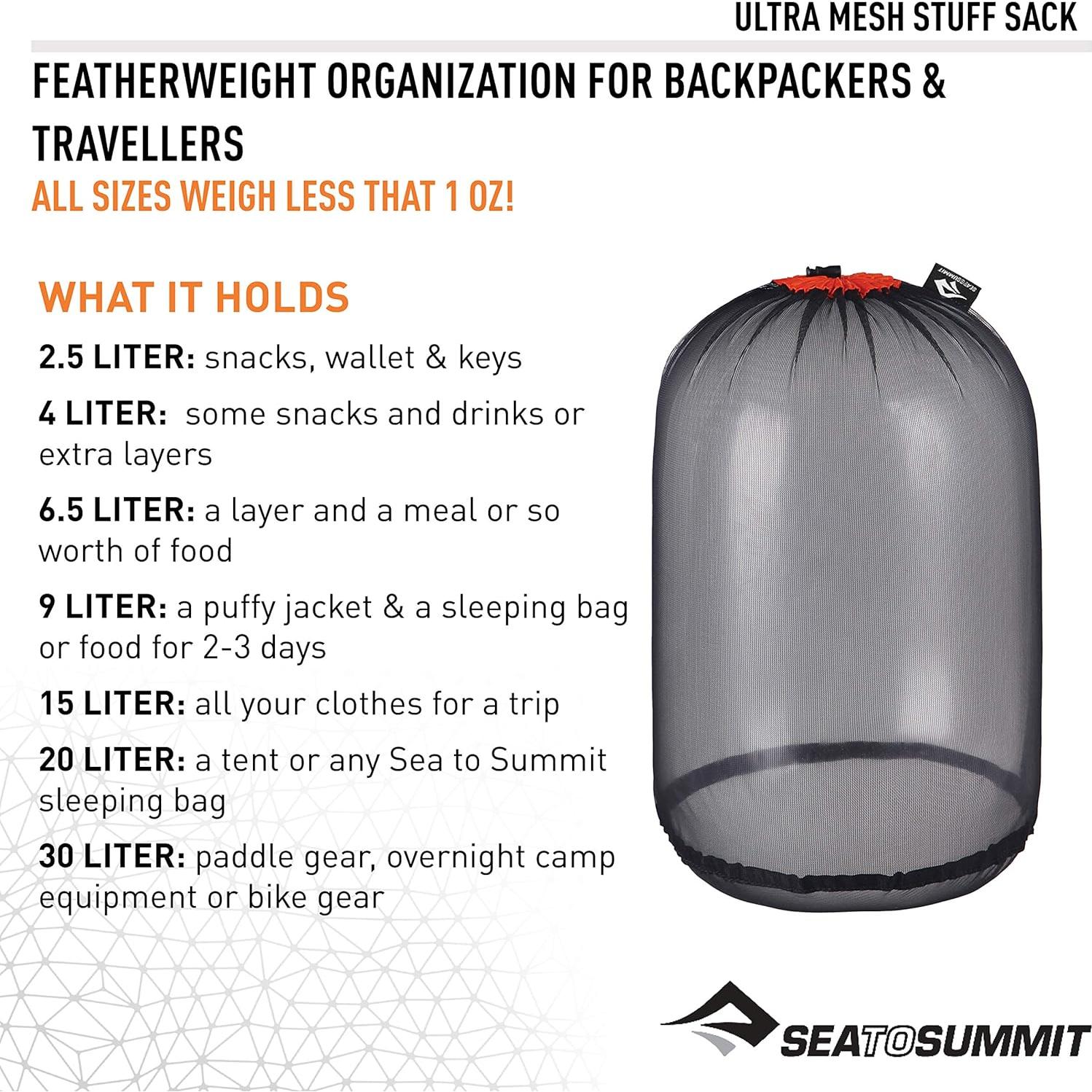 Saco de Almacenamiento Ultra-Malla Sea to Summit 6.5L