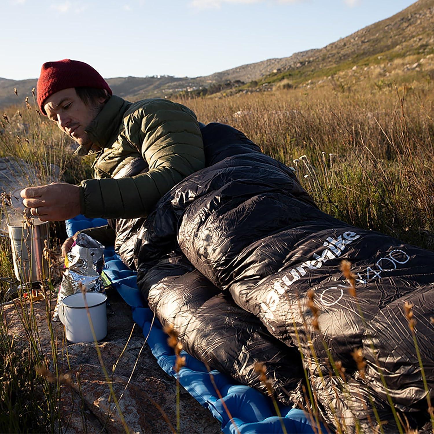 Saco de dormir plumas Naturehike CW400-1 220x85cm para 5°C