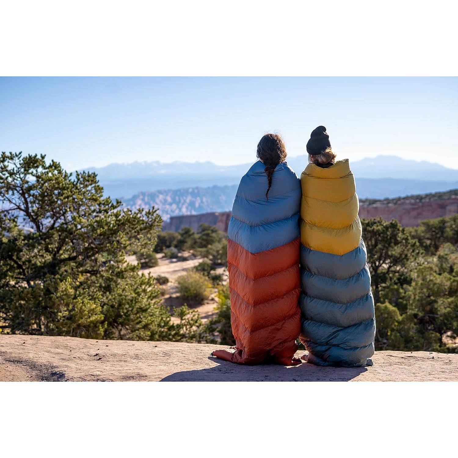 Saco de Dormir Kelty Galactic 30° Relleno Plumón 550 Verde Pato