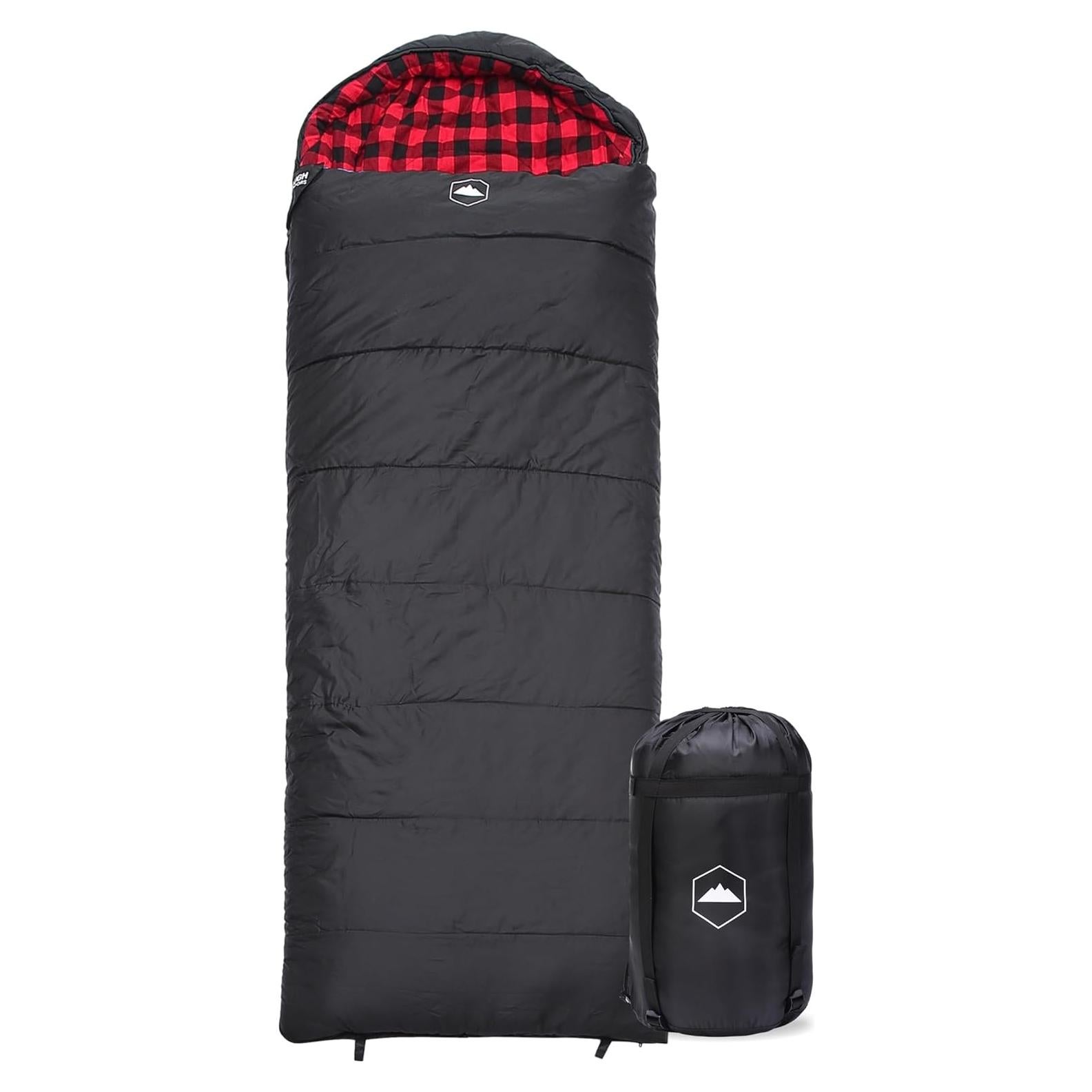 Saco de dormir Tough Outdoors XL 4 estaciones 15-50°F