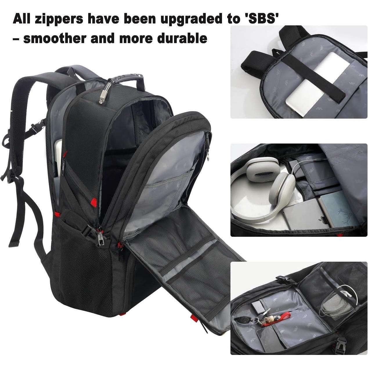 Mochila Escolar VESERI 17.3" con Compartimento para Zapatos