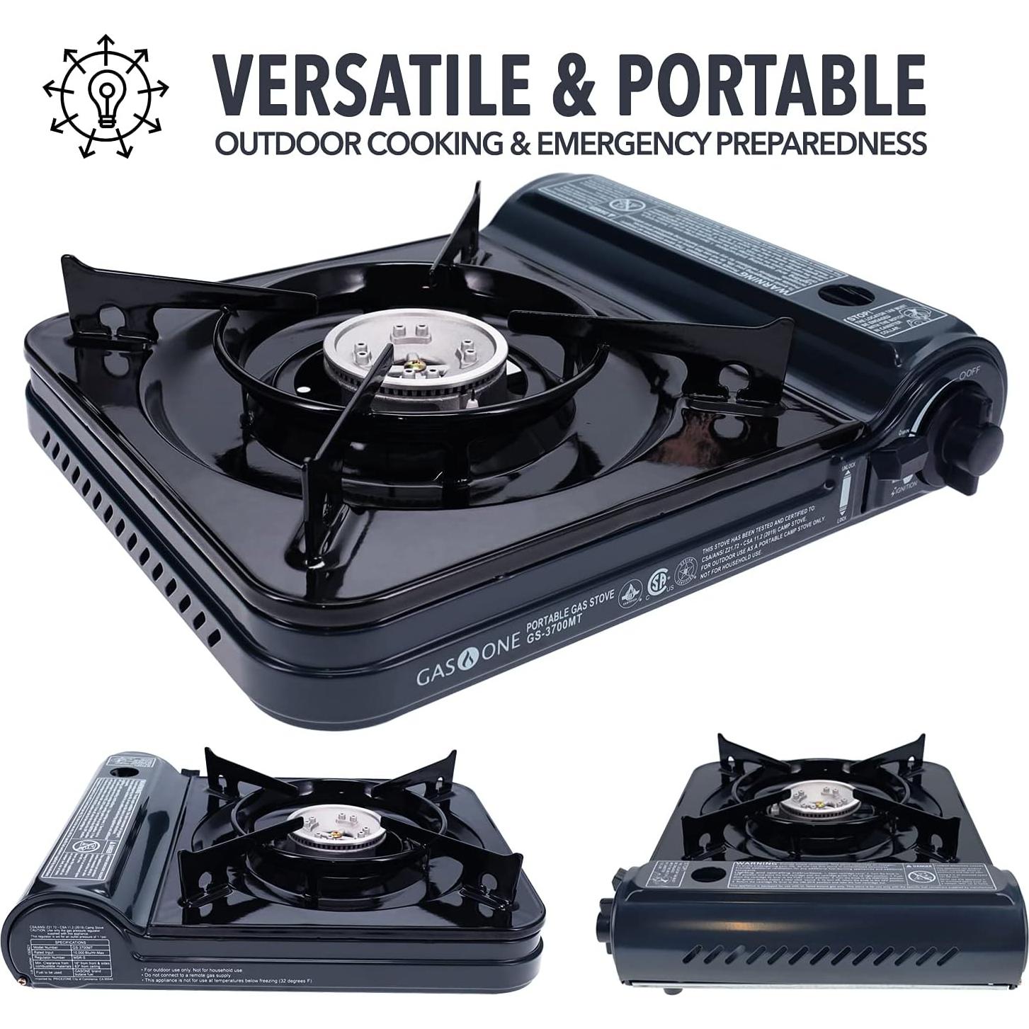 Estufa de Gas Butano Portátil Gas One GS-3700MT 10,000 BTU