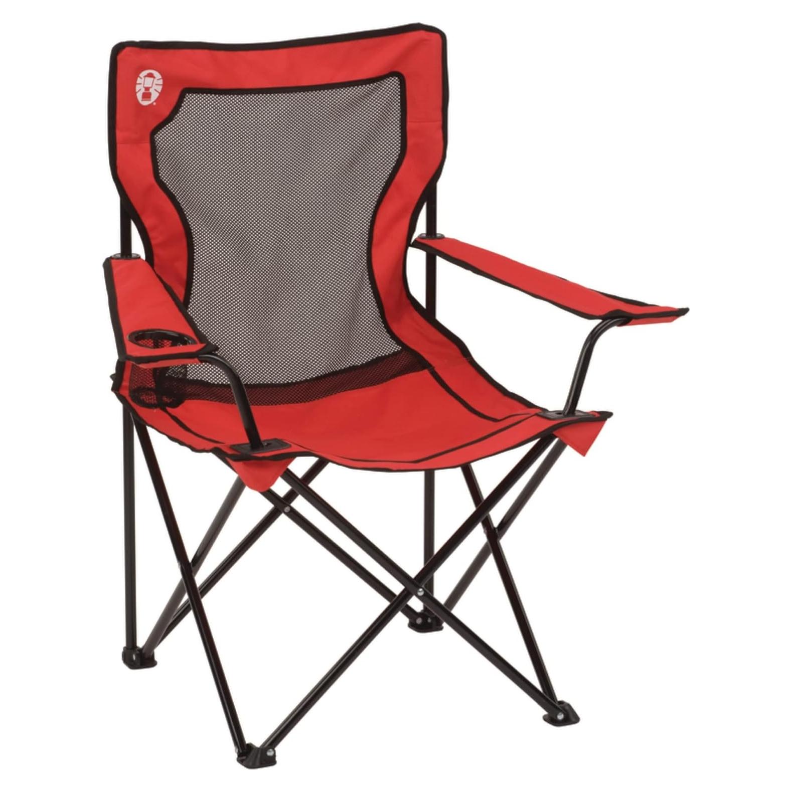 Silla de Campamento Quad Coleman con Respaldo de Malla 113 kg