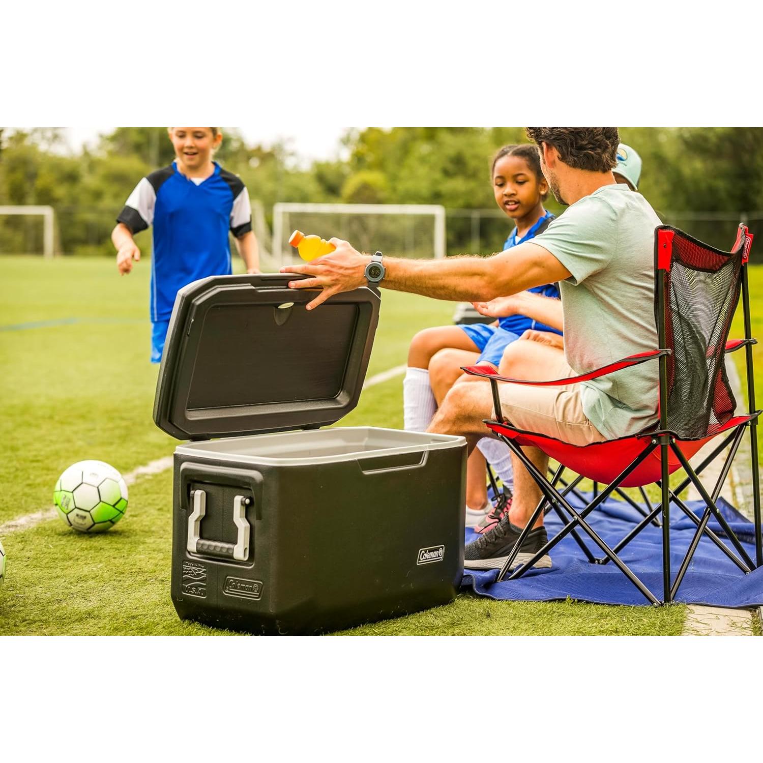 Silla de Campamento Quad Coleman con Respaldo de Malla 113 kg