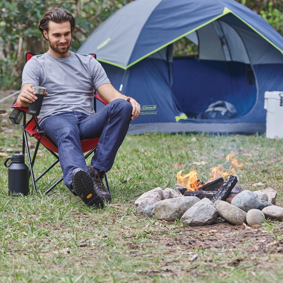 Silla de Campamento Quad Coleman con Respaldo de Malla 113 kg