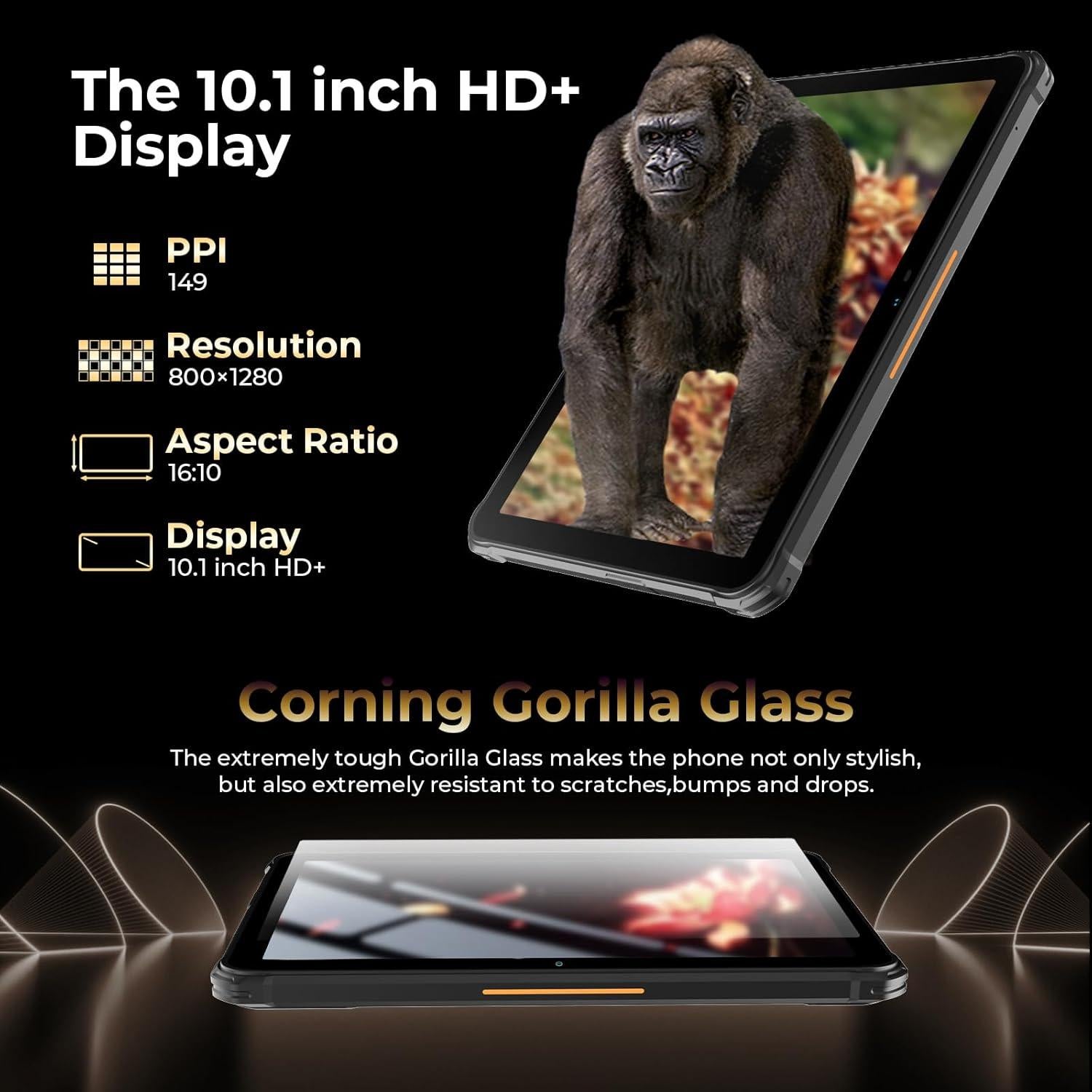 Tableta Rugged HOTWAV R7 10.1" 12GB/256GB IP68 Android 13