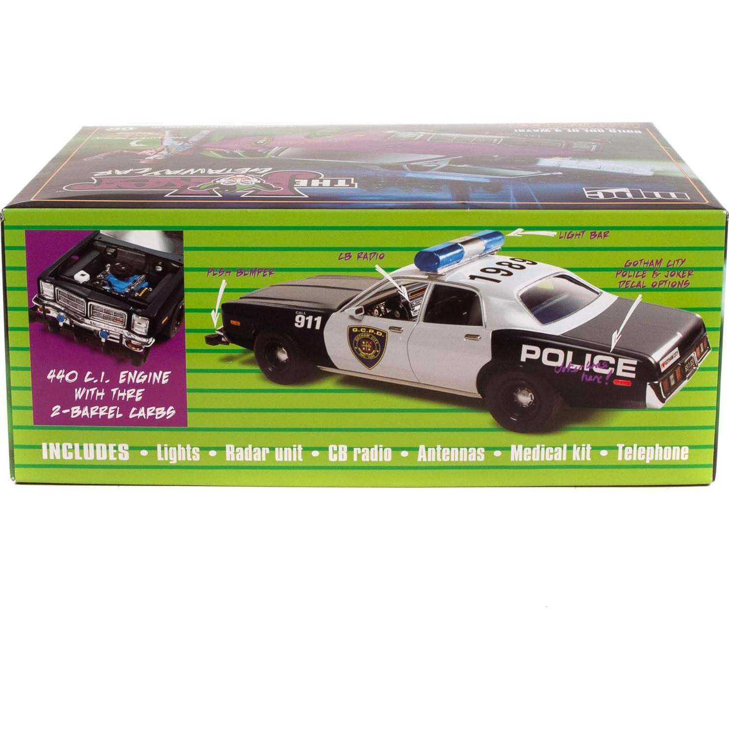 MPC Coche de Escape Joker 1978 Dodge Monaco 1:25 con Figura