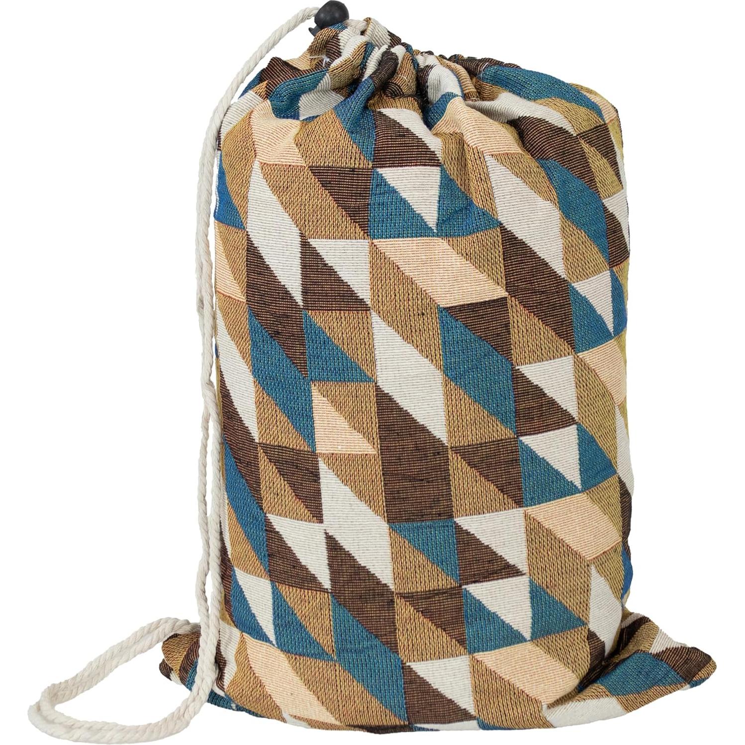 Hamaca Doble Jacquard Sunnydaze 3.07m x 1.47m para 2 Personas