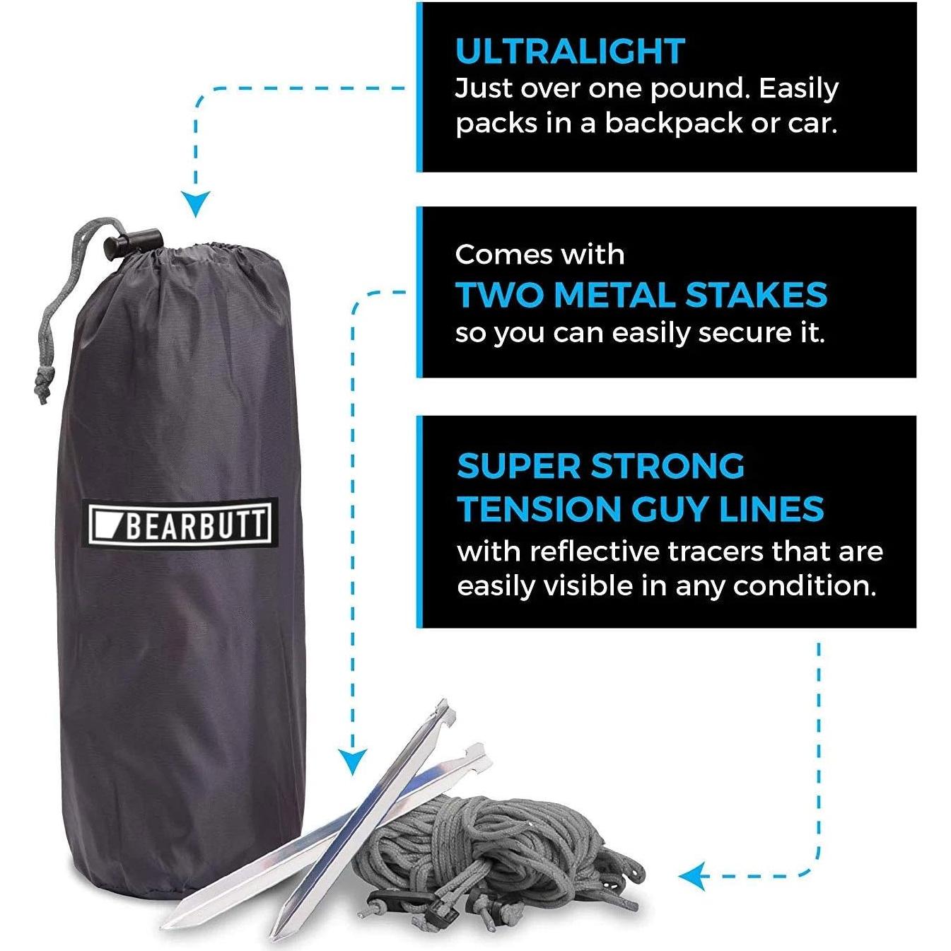 Lona de Lluvia Bear Butt 3.35x2.74m Impermeable Ultraligera