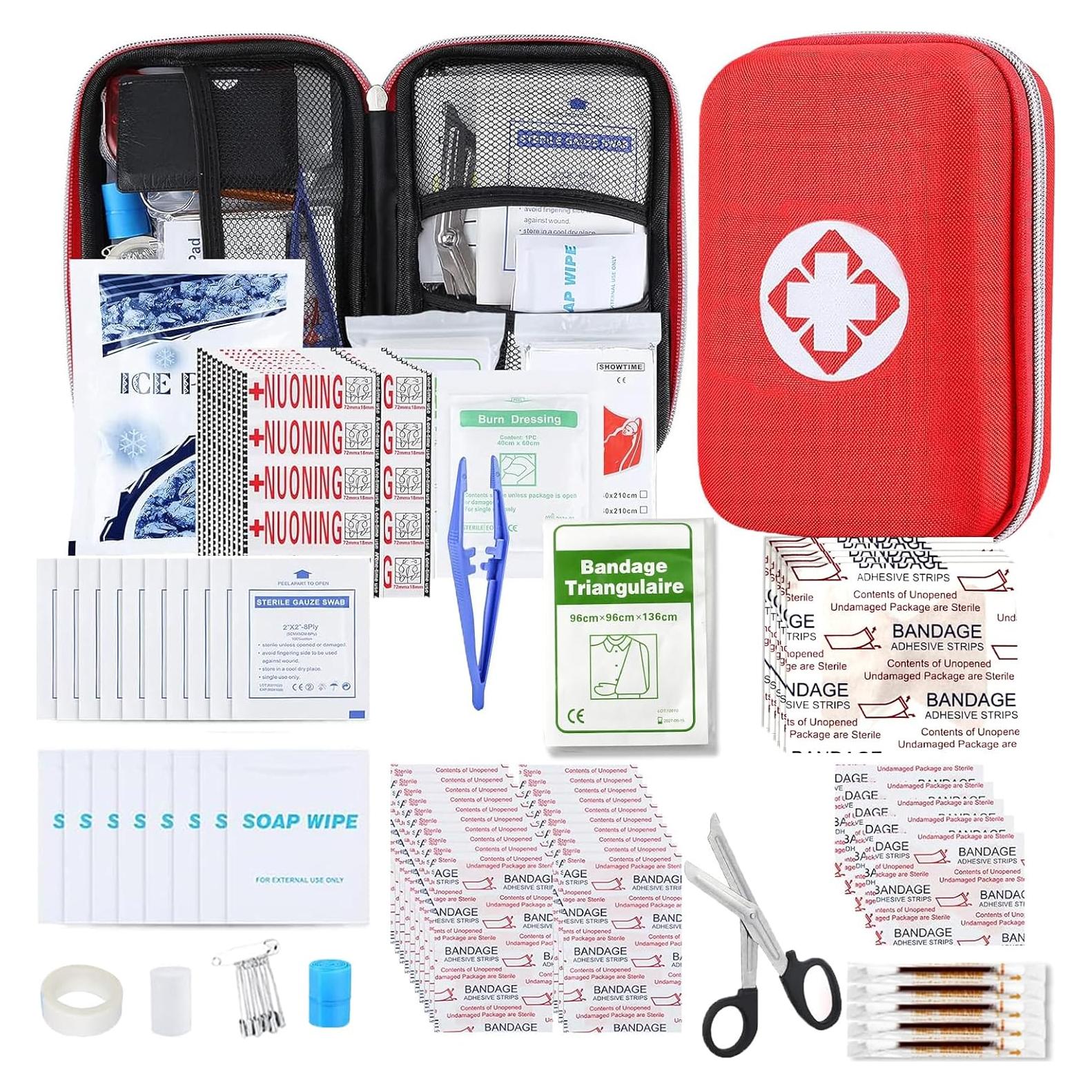 Kit de Primeros Auxilios 276 Piezas AMORNING Compacto
