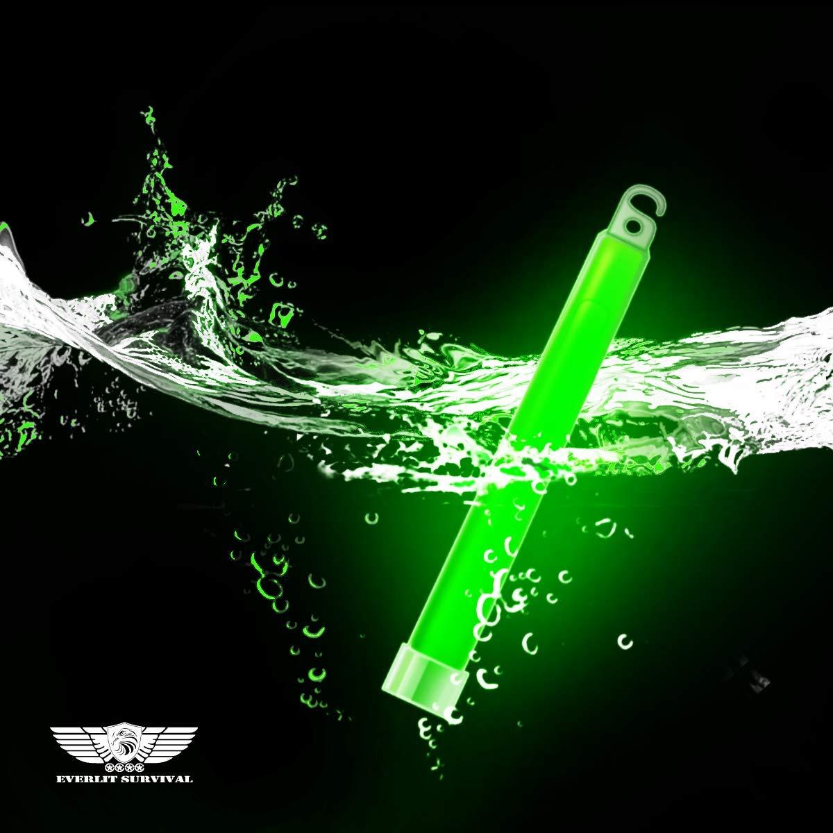 Bastones de Luz de Emergencia EVERLIT 15.24 cm Verde 12 Paquete
