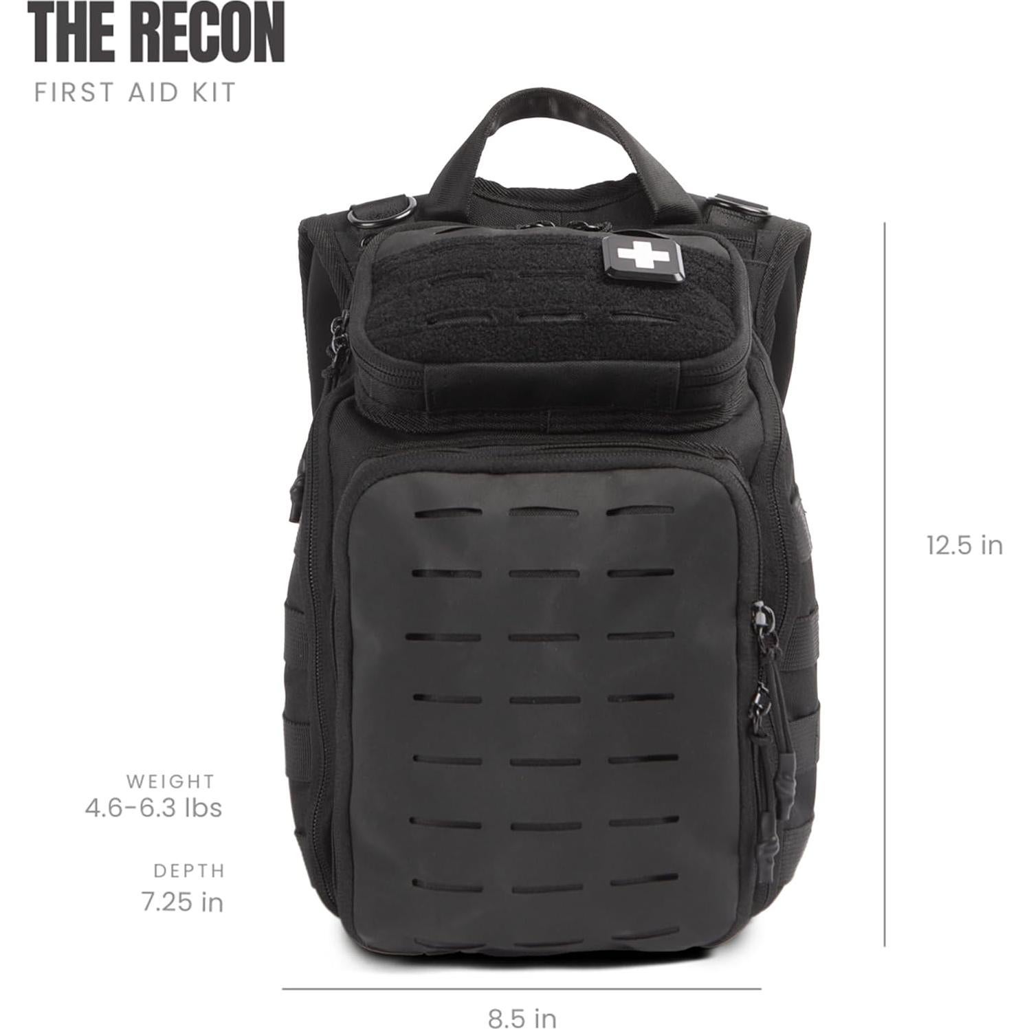 Kit de Primeros Auxilios My Medic Recon PRO - 250 Artículos - Negro