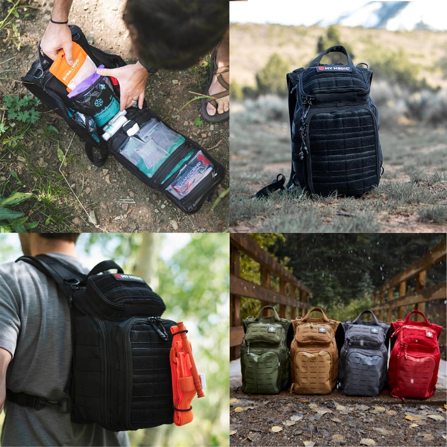 Kit de Primeros Auxilios My Medic Recon PRO - 250 Artículos - Negro