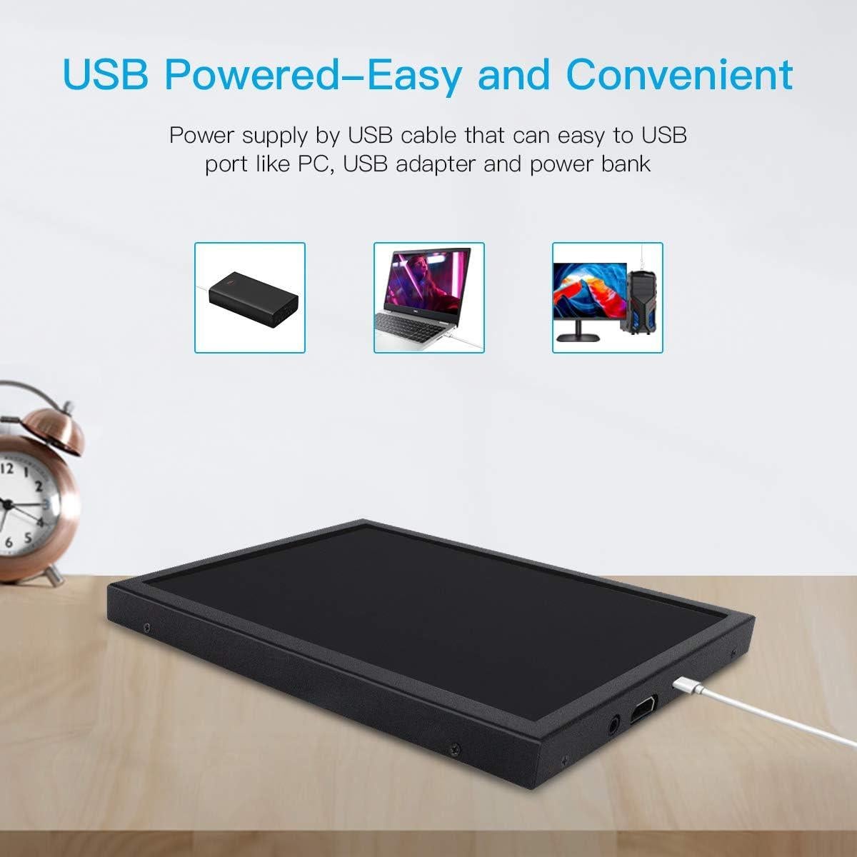 Monitor Portátil ELECROW 8" 1280x800 HDMI VESA