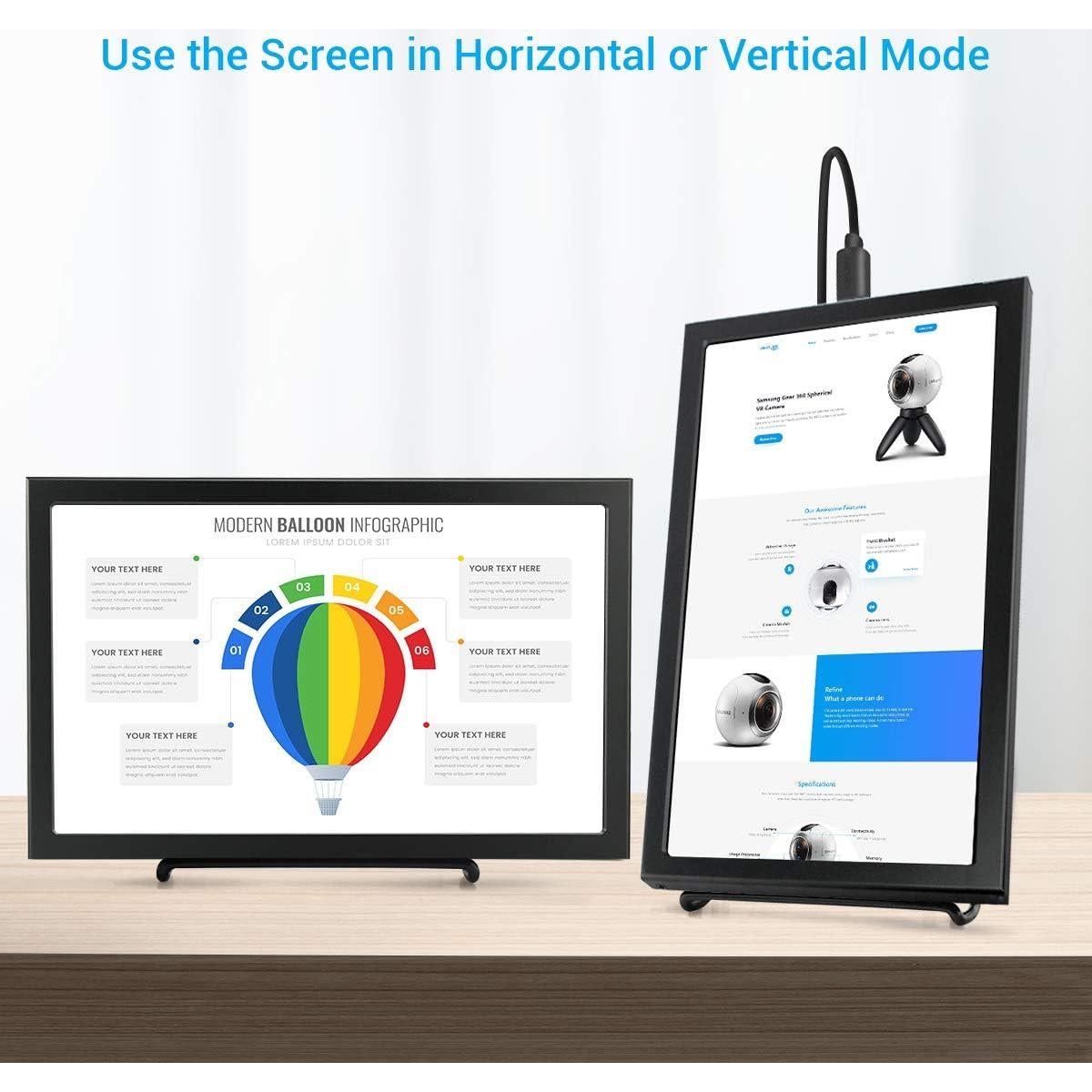 Monitor Portátil ELECROW 8" 1280x800 HDMI VESA