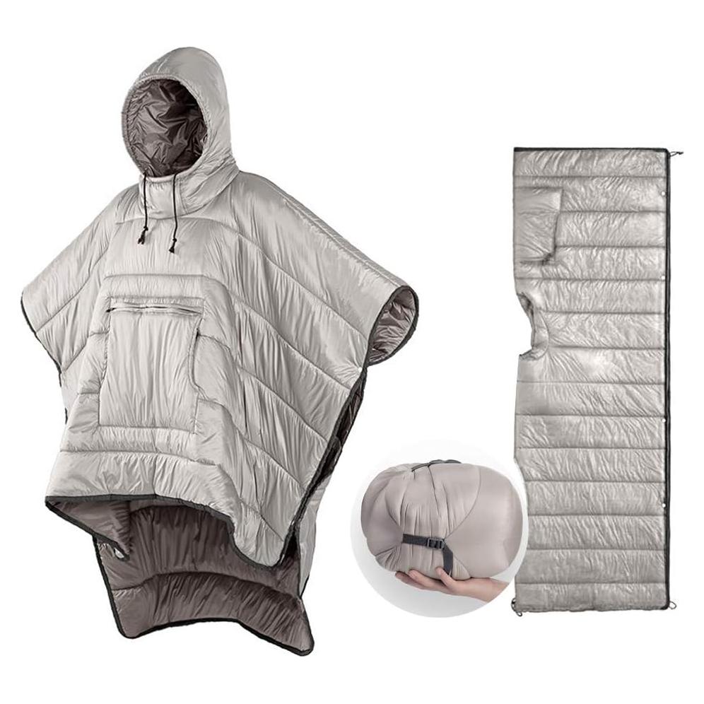Saco de Dormir Poncho HI SUYI Beige Ultraligero 1 Persona
