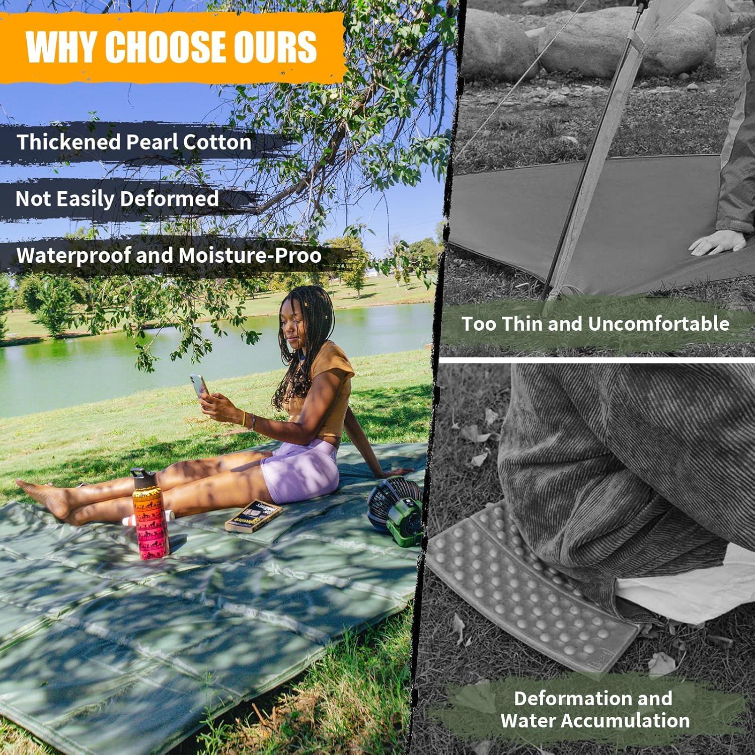 Colchoneta de Espuma AYAMAYA para 3-4 Personas 210x175cm