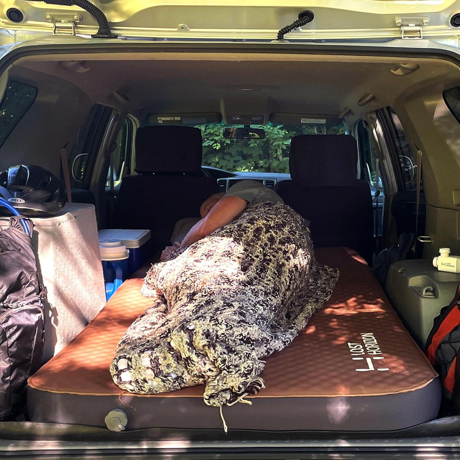 Colchón de Camping Autoinflable LOSTHORIZON Doble 11.43 cm