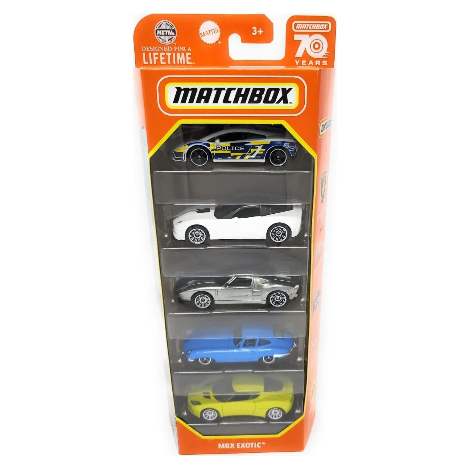 Juego de 5 coches Matchbox MBX City Drivers Escala 1:64