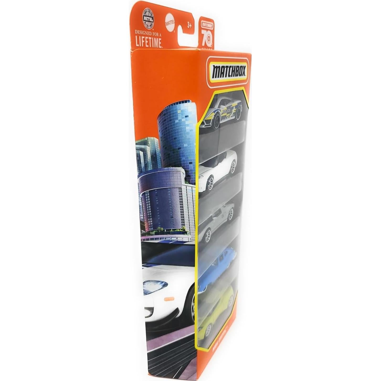 Juego de 5 coches Matchbox MBX City Drivers Escala 1:64